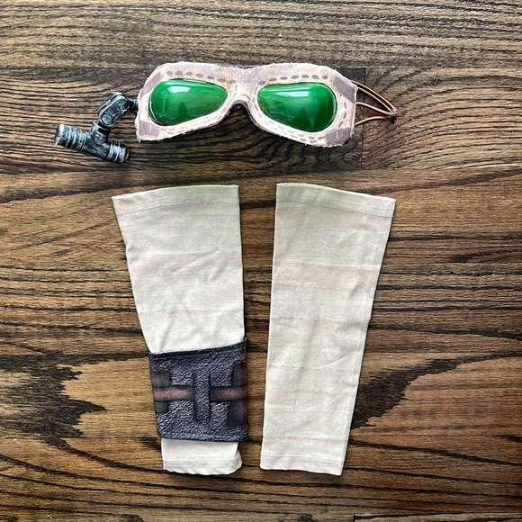 Disney Store Star Wars REY Force Awakens Girls Costume w/Extendable Staff Sz 5-6 - Picture 10 of 17